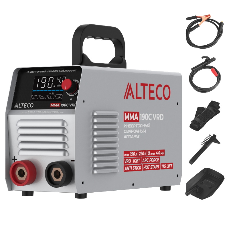 Сварочный аппарат инверторный Alteco MMA-190С VRD 70221 5869₽
