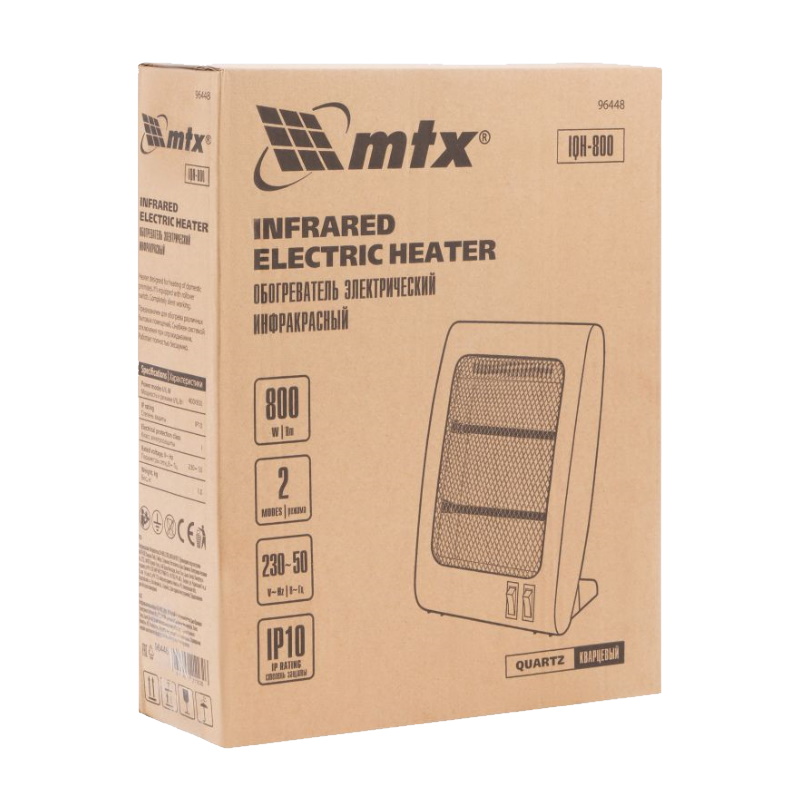 Инфракрасный обогреватель MTX IQH-800 96448, 230В, 800 Вт в Костроме