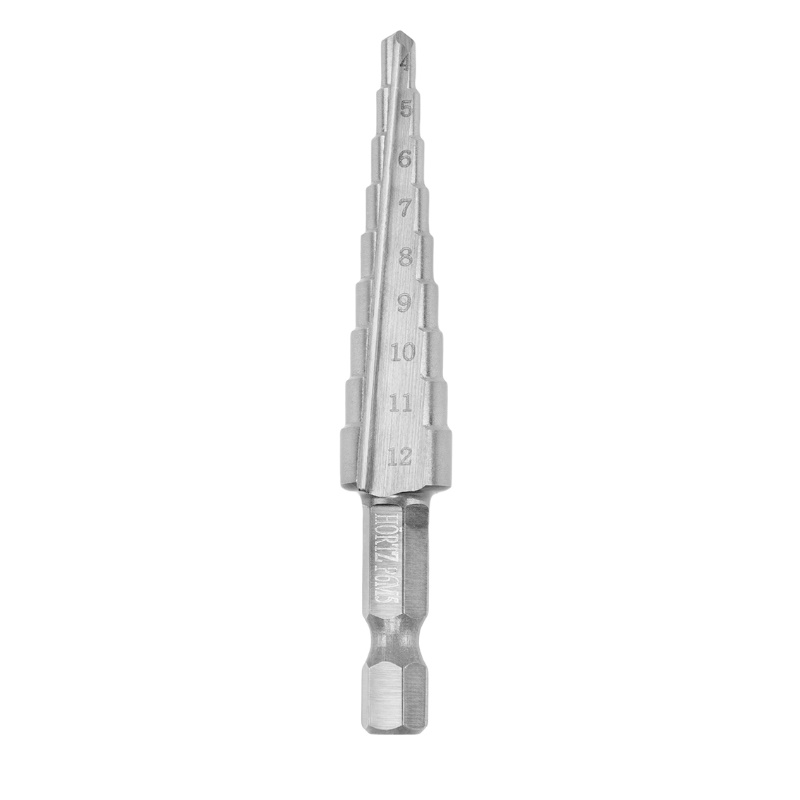 Сверло ступенчатое Hortz 1140505, 4-12, dхв=6,3, Р6М5, 4;5;6;7;8;9;10;11;12 в Иваново