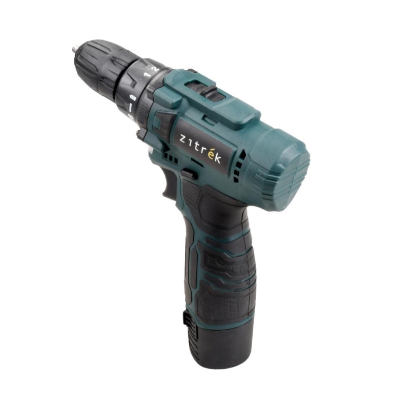 Дрель-шуруповерт аккумуляторная Zitrek Green 12V Max 085-1016, 12В, 2х2.0Ач в Вологде
