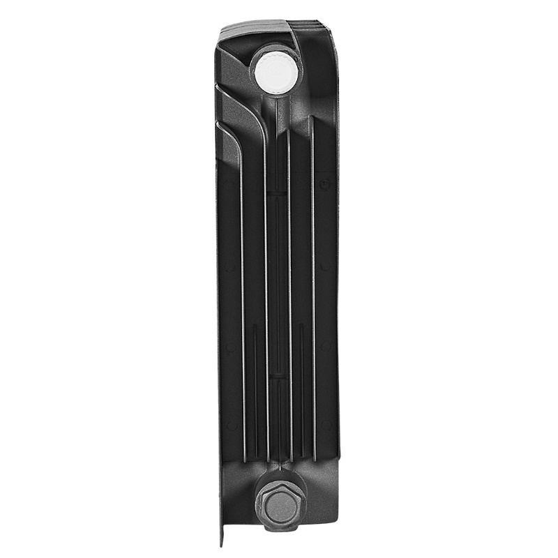 Радиатор Stout TITAN VENTIL 350 SRB-3320-035012 7024, 12 секций, биметаллический, нижнее правое подключение, графит RAL 7024 в Иваново