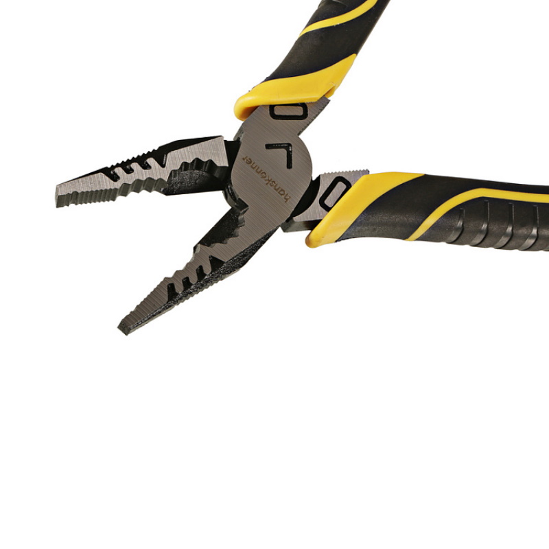 Пассатижи Hanskonner HK1020-02-1-225 225мм, эксц. шарнир,+30% к силе реза, СrV, TPR рук. в Иваново