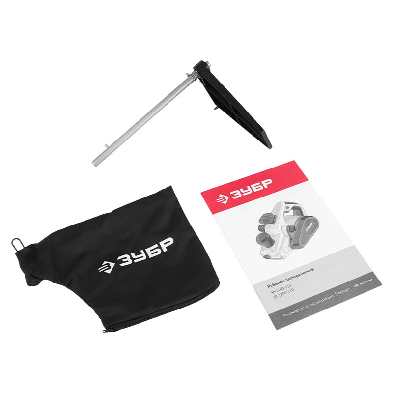 Электрорубанок Зубр ЗР-1300-110 (выборка четверти 15 мм, возможность подключения к пылесосу)