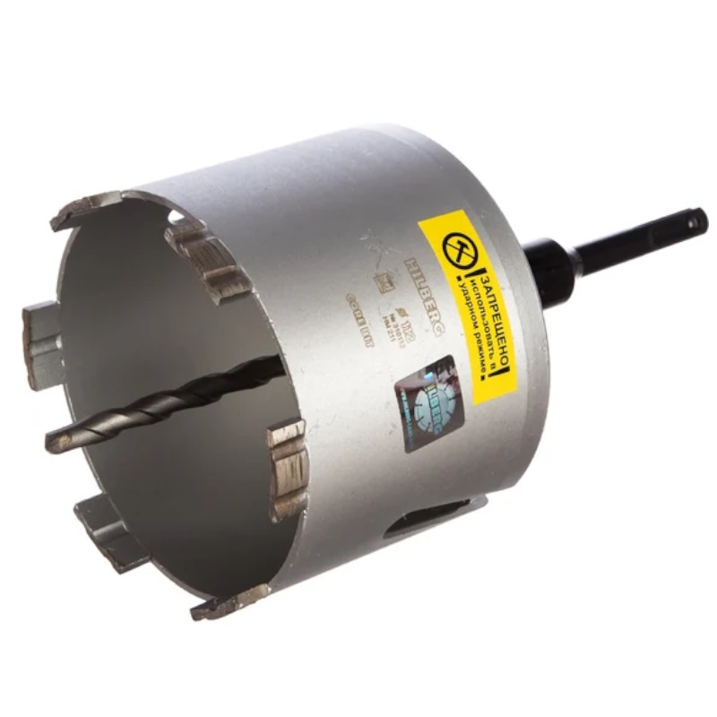 Коронка алмазная по бетону Hilberg Laser HM211, 112 мм  в Угличе