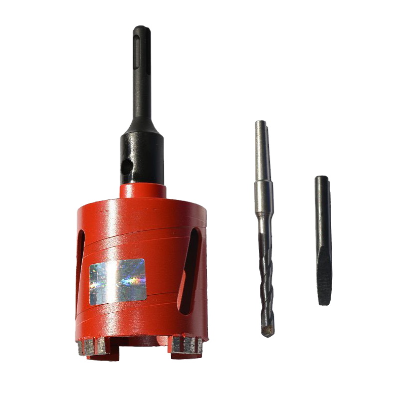 Сверло сегментное по бетону Diam 311103, с переходником, сухое, 82х8хМ16-SDSplus