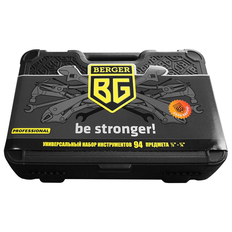 Набор инструментов универсальный Berger BG094-1214, 94 предмета в Вологде