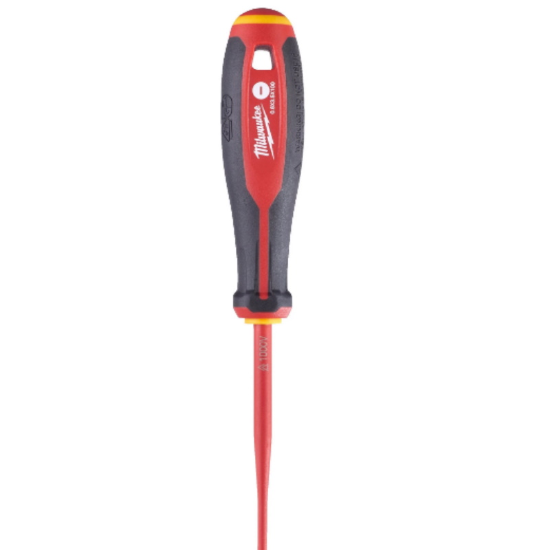 Отвертка диэлектрическая Milwaukee VDE 4932478714, SL, 0.6x3.5 x100, трехгранная рукоятка в Александрове