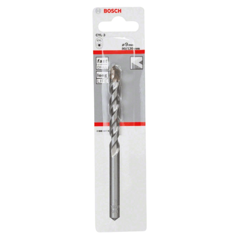 Сверло по бетону Bosch SILVER PERCUSSION 2.608.597.664, 9x120 мм