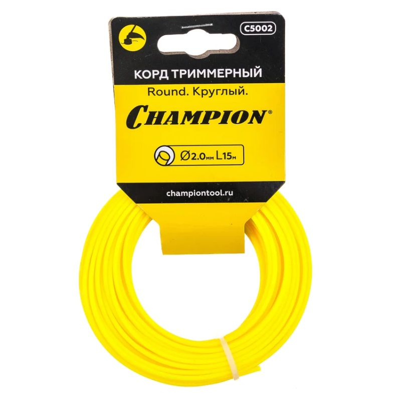 Корд триммерный Champion Round С5002, круг, 2 мм, 15 м в Муроме