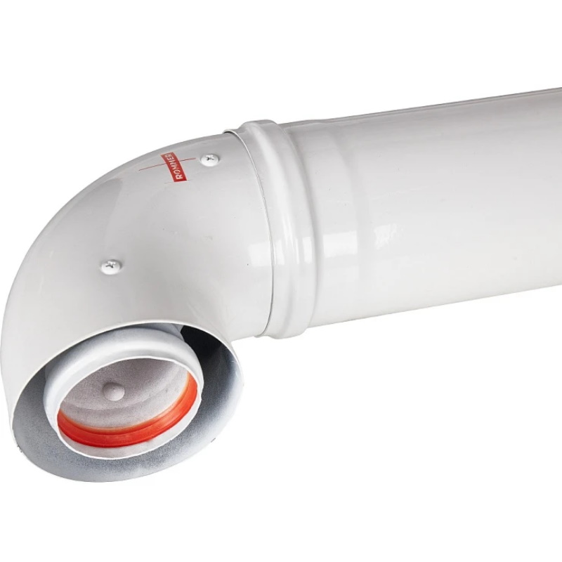 Комплект дымохода Rommer RCA-6010-251000, антилед, универсальный, 60/100 - 1000мм в Вологде
