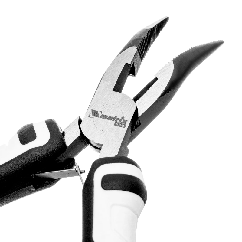 Длинногубцы Matrix Mini PRO 17831, 125 мм, изогнутые, авторазжим в Ярославле