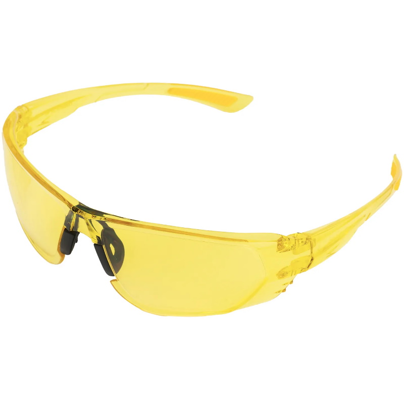 Очки защитные Denzel 89199 открытые поликарбонатные желтая линза 296₽
