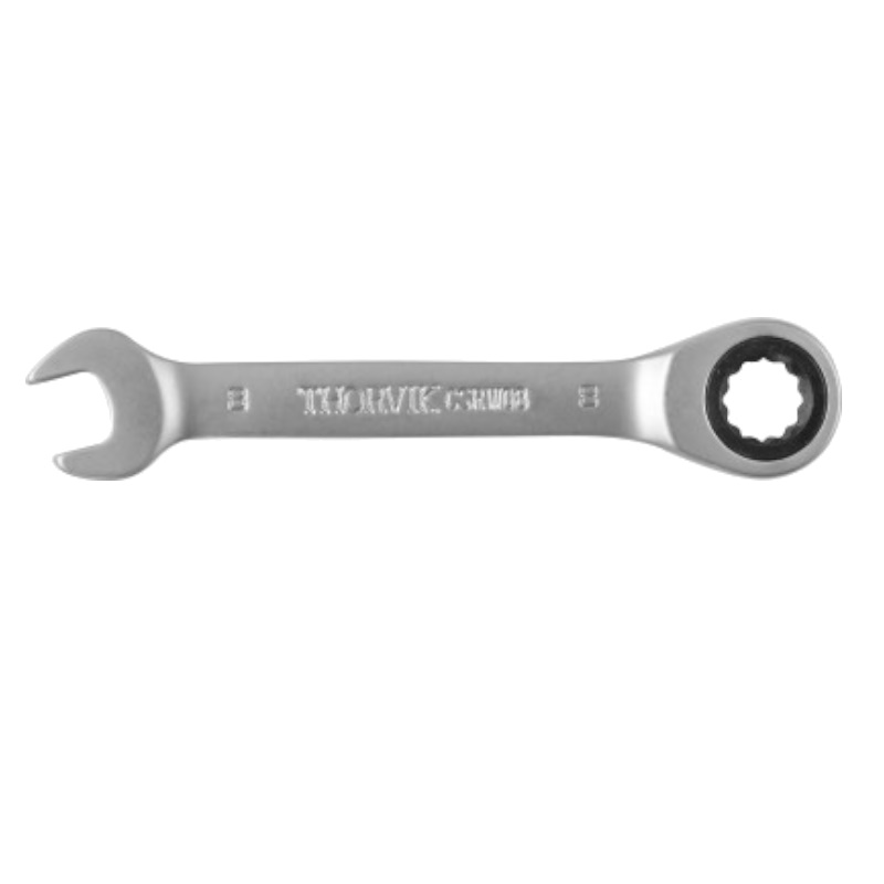 Ключ гаечный Thorvik CSRW08 053517, комбинированный, трещоточный, короткий, 8 мм в Костроме