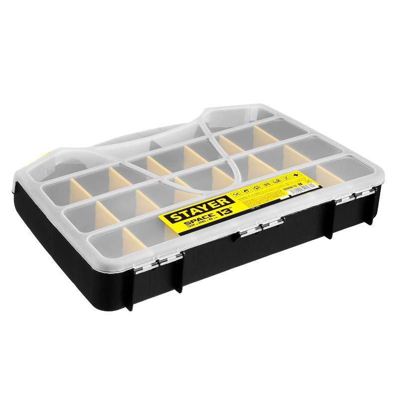 Пластиковый органайзер Stayer SPACE-13 38038-13, с 21 ячейкой, 320х260х60мм,13"
