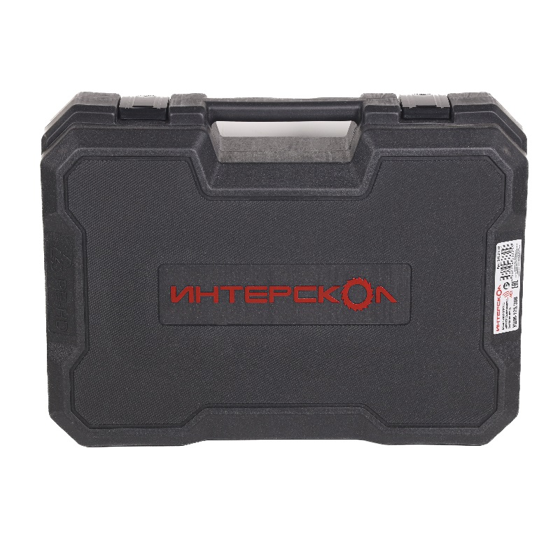 Аккумуляторная угловая шлифмашина Интерскол УШМ-125/36В 816.2.2.70 (2xLi-ion, 2,0 Ач, ЗУ, кейс)