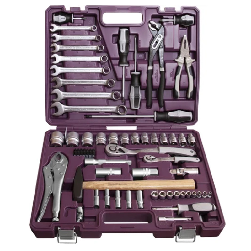 Набор инструмента универсальный Thorvik TS072 054004, 1/4", 1/2"DR, 72 предмета