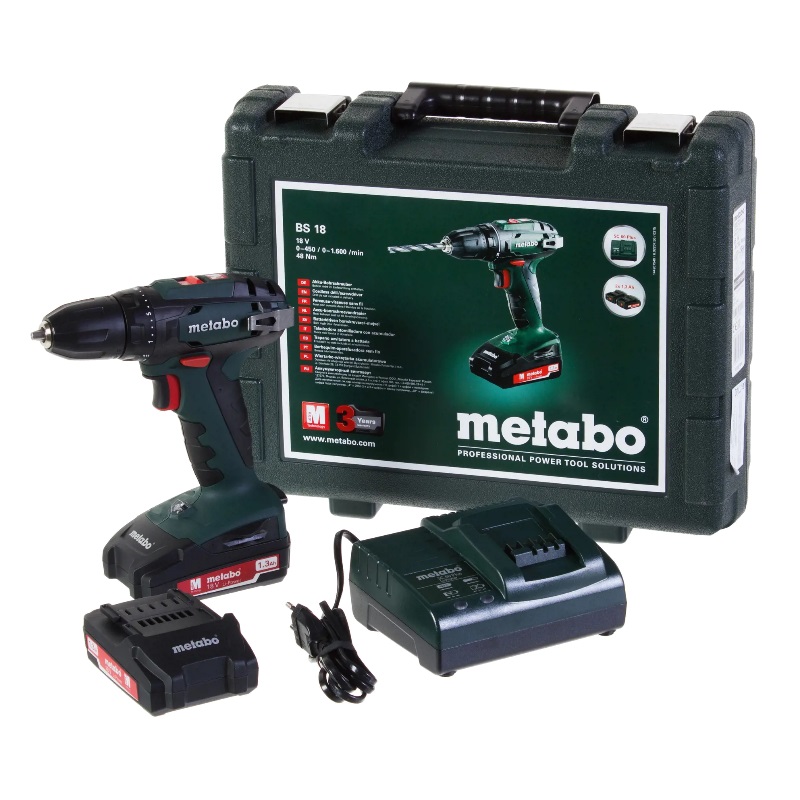 Аккумуляторная дрель-шуруповерт Metabo BS 18 602207950 в Ярославле