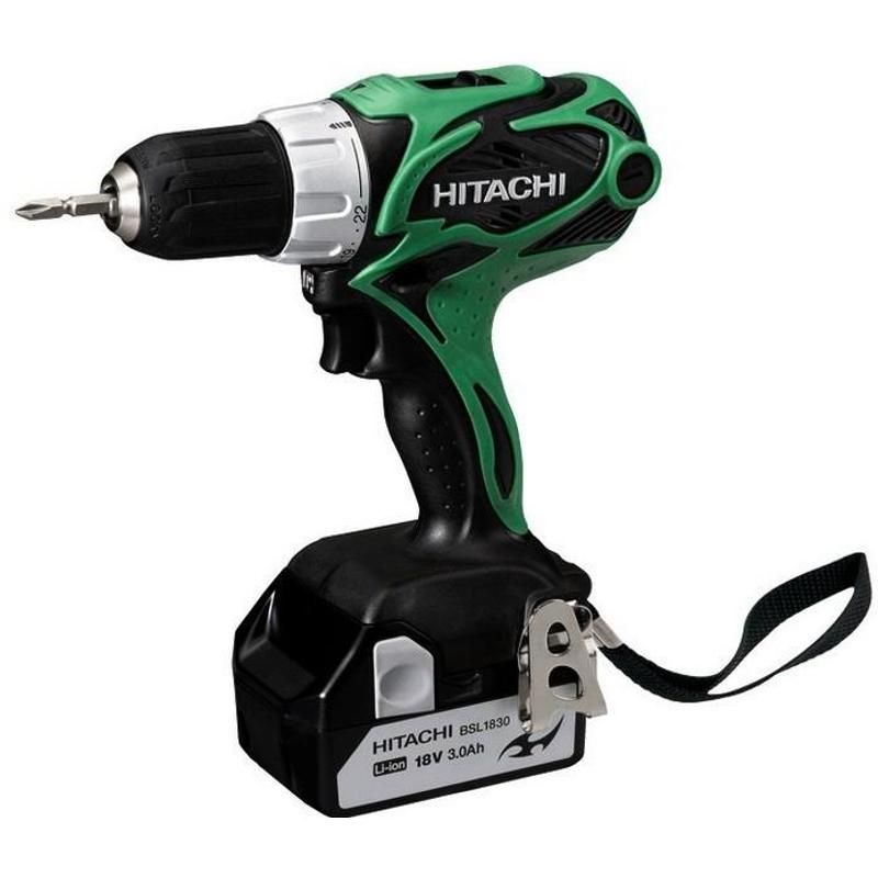 Аккумуляторный дрель-шуруповерт Hitachi DS18DSAL 3.0А в Иваново