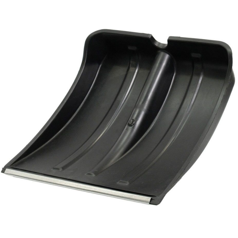 Лопата пластмассовая черная c алюминиевой планкой СНЕГОВИК 3049 360х380х32 мм 144₽