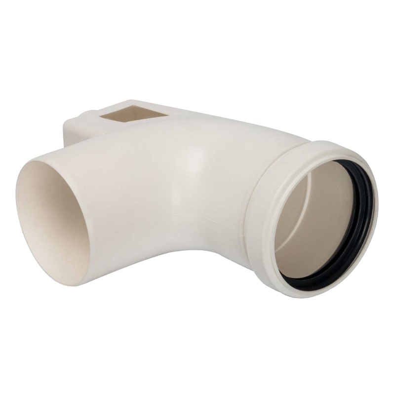 Отвод с кронштейном 87° Stout SCA-8080-121090 DN80, PP-FE в Ярославле