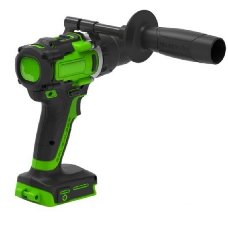 Дрель-шуруповерт ударная аккумуляторная Greenworks GD24DD140 24V 3707607CUB, б/щет,70/140Нм,Anti-kickback,1x4Ач,ЗУ,кор
