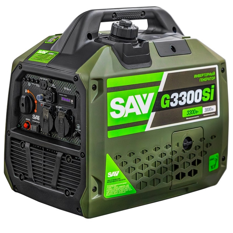 Бензогенератор инверторный SAV G3300Si 555557 в Кинешме