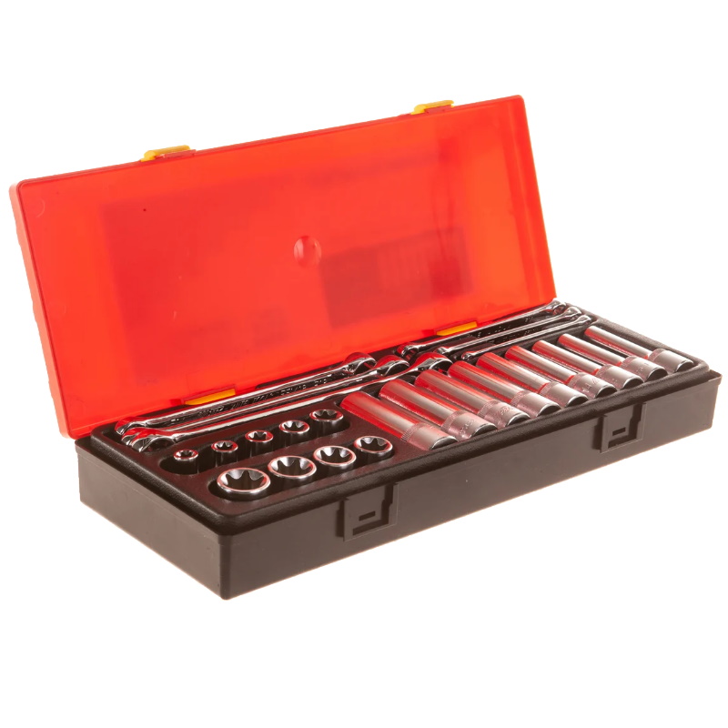 Набор инструментов JTC JTC-K4241, TORX (ключи Е6-Е24, головки Е10-Е24) в кейсе 24 предмета в Костроме