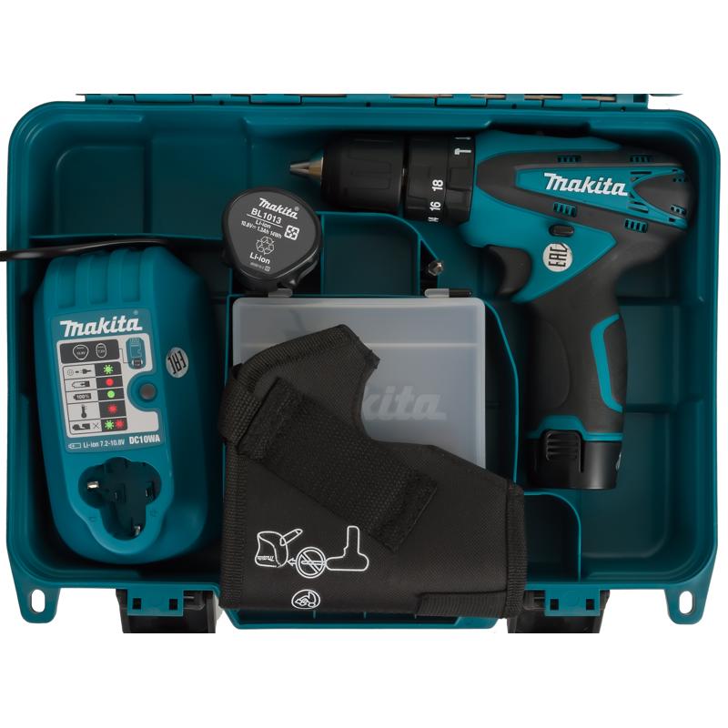 Аккумуляторная ударная дрель-шуруповерт Makita HP330DWE в Кинешме