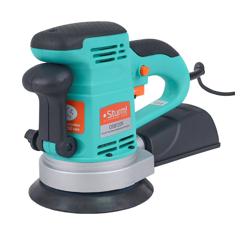 Эксцентриковая шлифовальная машина Sturm OS8120R (мощность 450 Вт, вес 2,65 кг, напряжение 220В)