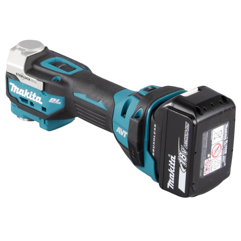 Аккумуляторный многофункциональный инструмент Makita DTM52RTJX1 (2xАКБ 5,0 Ач, быстрое ЗУ, с набором оснастки) в Кинешме
