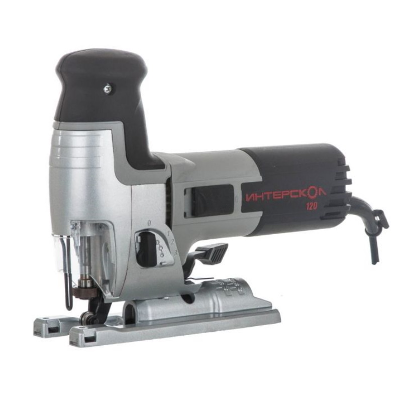 Электрический лобзик Интерскол МП-120/750Э (мощность 710 вт, маятниковый тип, регулировка оборотов)