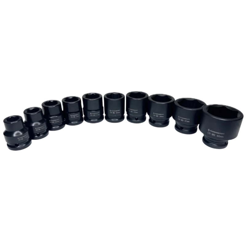 Набор коротких ударных головок Stanko CS342310, 3/4",  17-46 мм в Кинешме