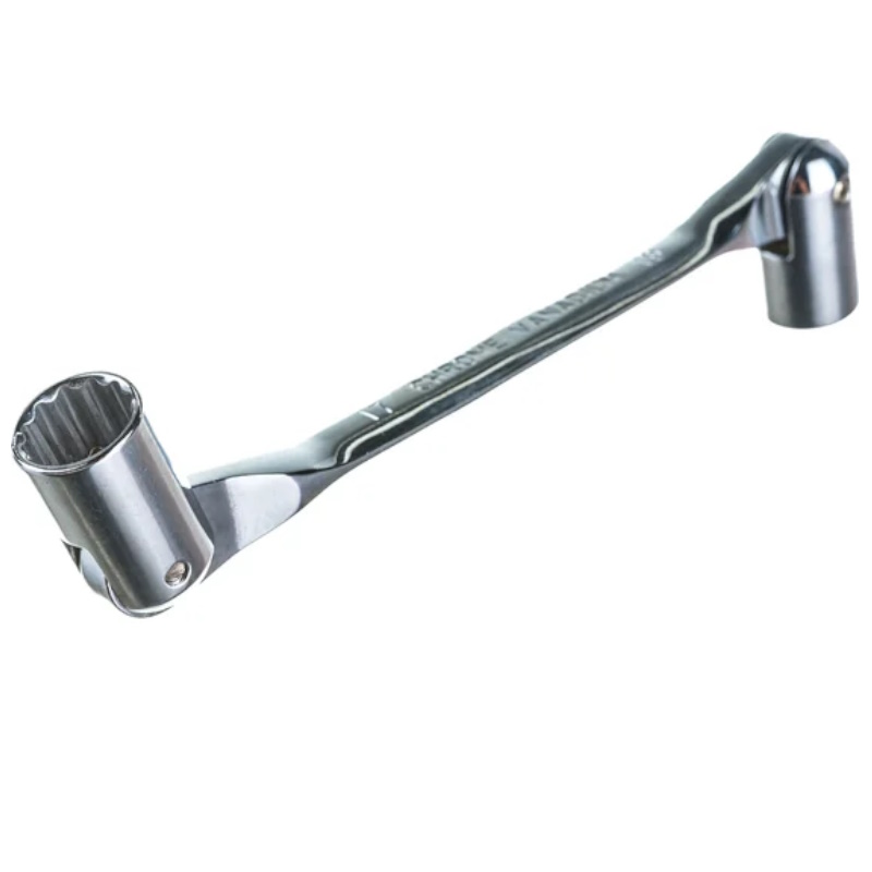 Ключ торцевой шарнирный Hortz 352130, 17х19, хром в Ярославле