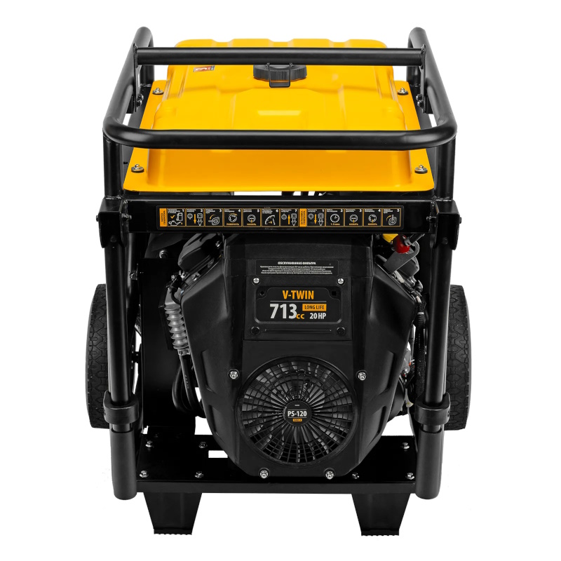 Генератор бензиновый Denzel PS-120EAD-3 946984, 12 кВт,230/400 В, 40 л, разъём ATS, электрический стартер