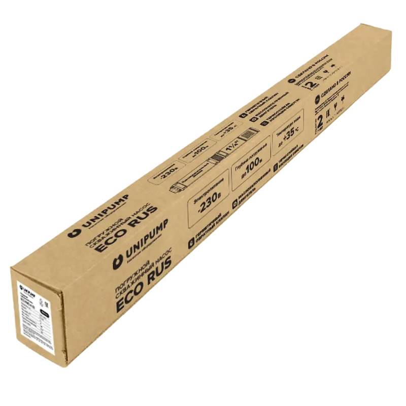 Погружной скважинный насос Unipump ECO RUS 4-110 87738, 2,8 кВт, 1 м в Кинешме
