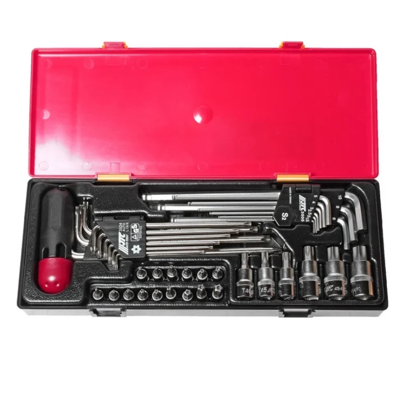 Набор инструментов JTC JTC-K1401, TORX, HEX ключи, головки в кейсе, 40 шт. в Рыбинске