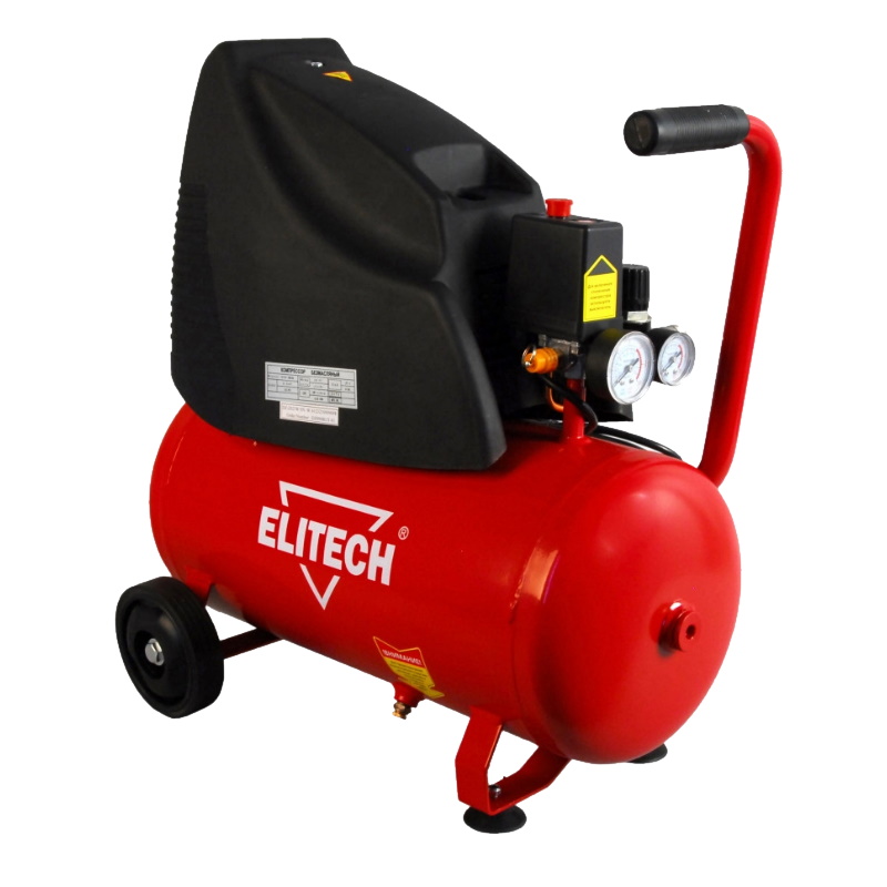 Компрессор коаксиальный Elitech КПБ 190/24 160438, б\мас, 188л\м