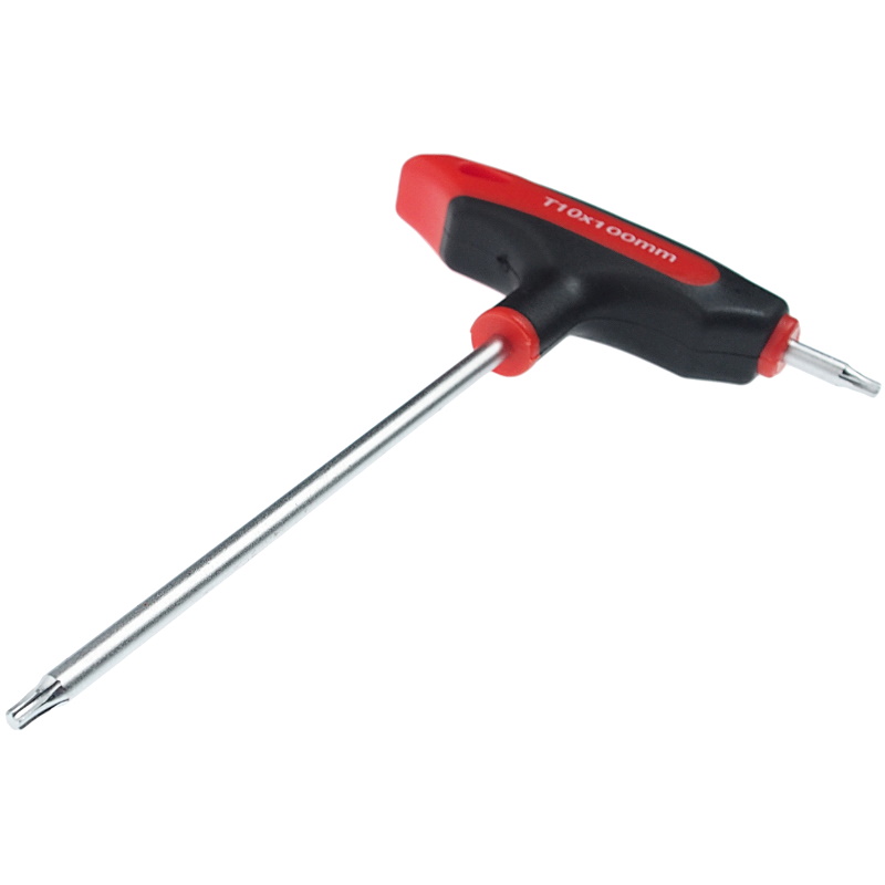Двусторонний ключ JTC JTC-784810, TORX, с отверстием и Т-образной рукояткой, T10H в Туле