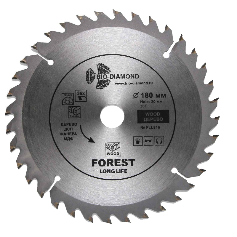 Диск пильный Trio-Diamond FLL816 1802036Т 506₽