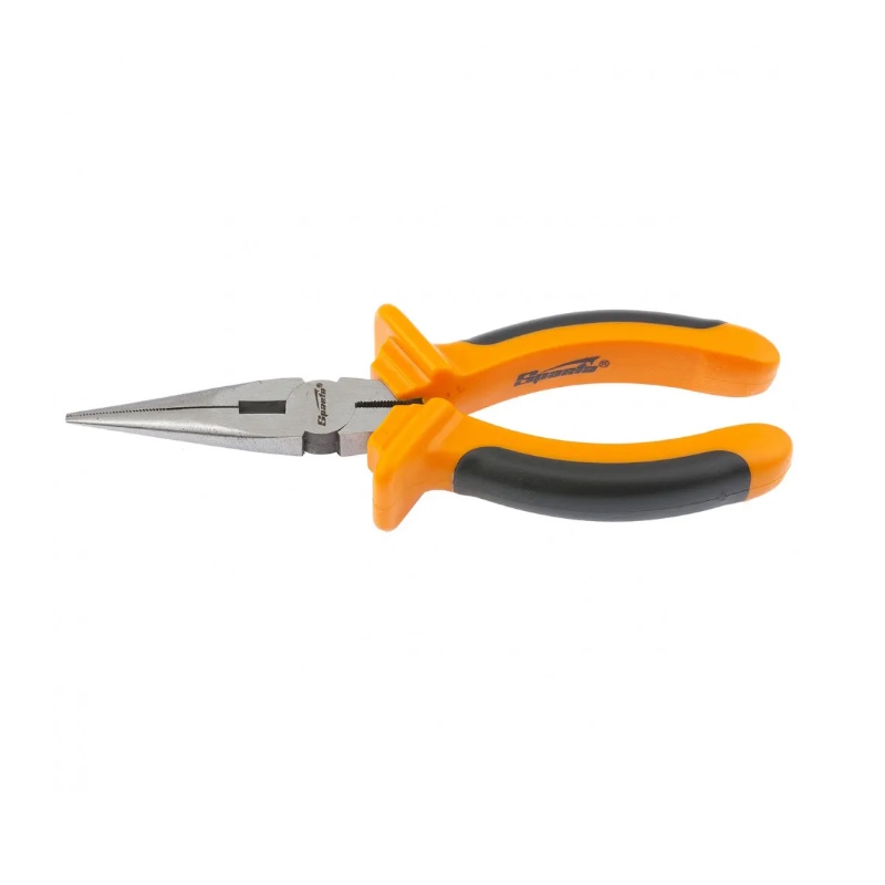 Длинногубцы Sparta Comfort 17165, 160 мм, прямые шлифованные, двухкомпонентные рукоятки в Переславле