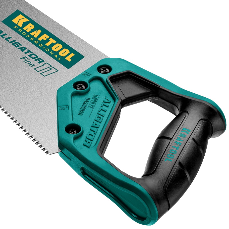 Ножовка для точного реза Kraftool Alligator Fine 15203-45, 450 мм, 11 TPI 3D зуб в Туле