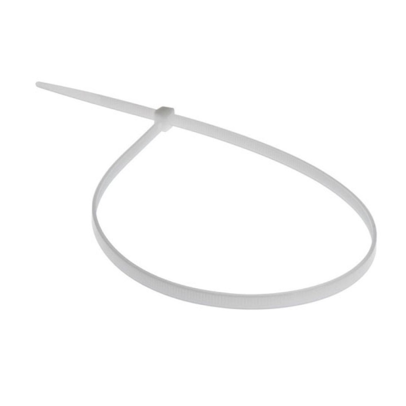 Хомут-стяжка Starfix SMP-73249-100, 7.6х400 мм, белый (100 шт в упаковке)