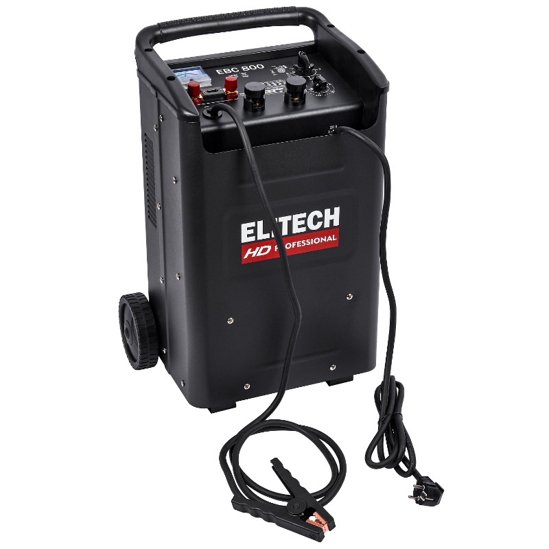 Устройство пуско-зарядное Elitech HD EBC 800 206816, 12/24 В, 2.5/20.0 кВт, заряд 10/100 А
