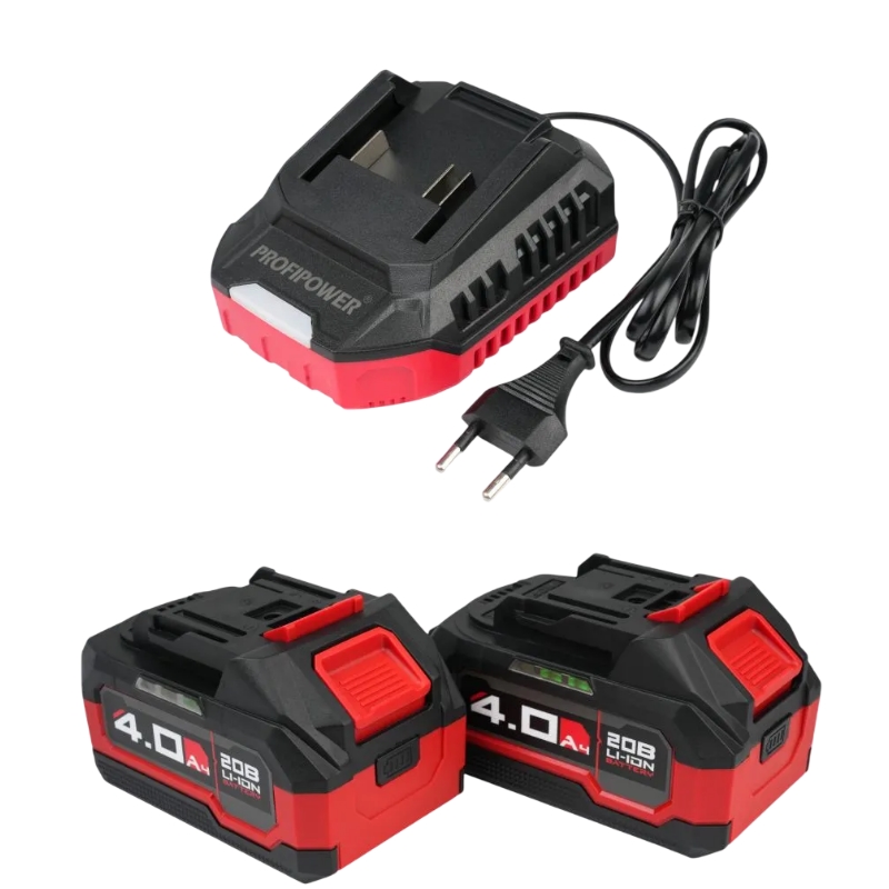 Аккумуляторный гайковерт ProfiPower MKDTW-20B E0081M1, бесщеточный, импульсный  (20В,Li-ion-2шт, 4.0Ач, 330Нм, З/У, в кейсе) в Нижнем Новгороде