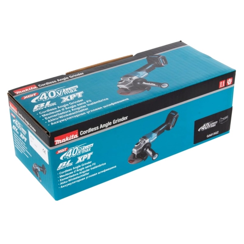 Машина шлифовальная угловая аккумуляторная Makita GA013GZ XGT BL 40В, 125 мм в Муроме