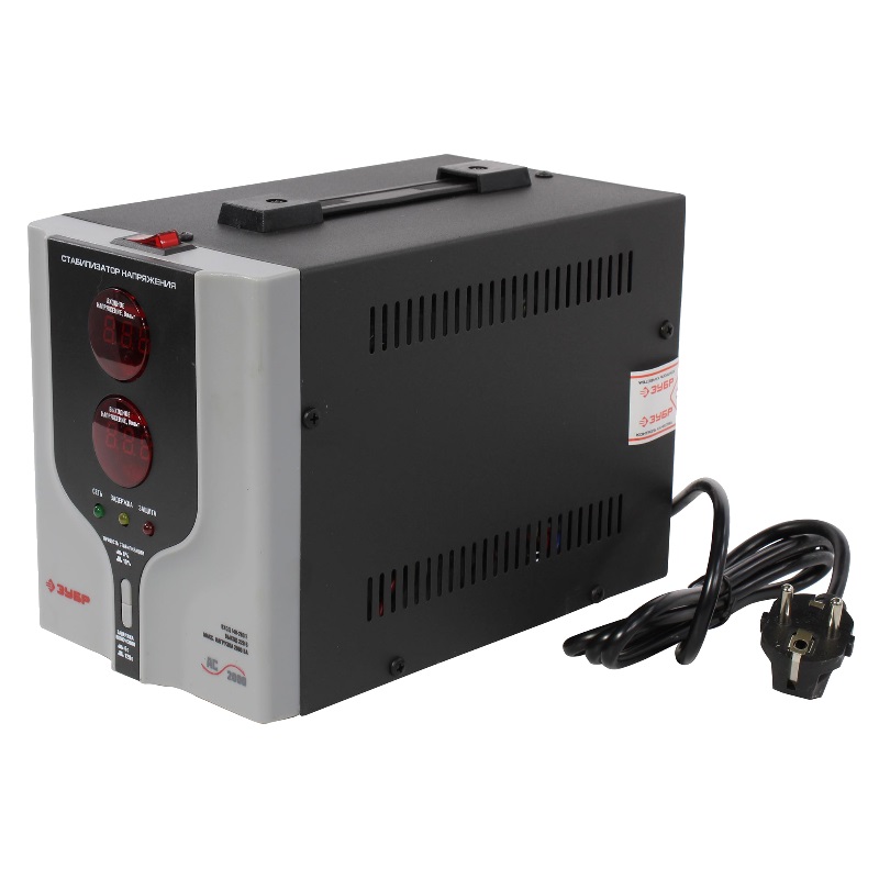 Автоматический стабилизатор напряжения Зубр Профессионал АСН-2000-1-Ц 59375-2