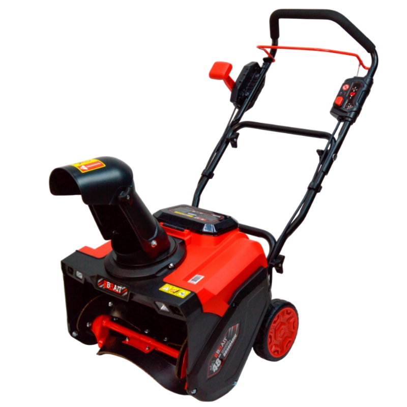 Снегоуборщик аккумуляторный Brait BBS6048W 0504001075 58В5 Ач ширина 48см высота 26см двиг АКБ ЗУ 38985₽