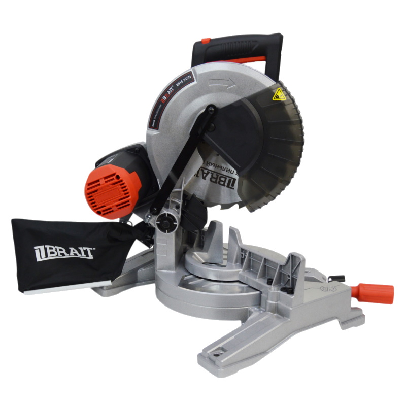 Пила торцовочная Brait BMS 255N 21.01.297.063, 1400 Вт, 220В/50Гц, двигатель однофазный в Иваново