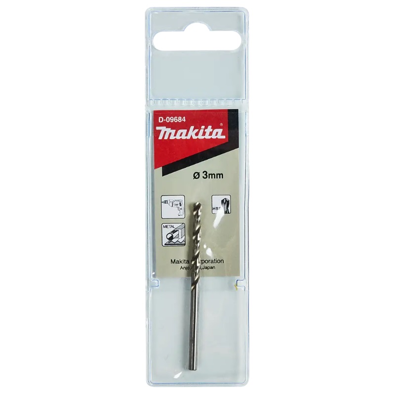 Сверло по металлу Makita D-09684, HSS, 3x33x61 мм в Туле