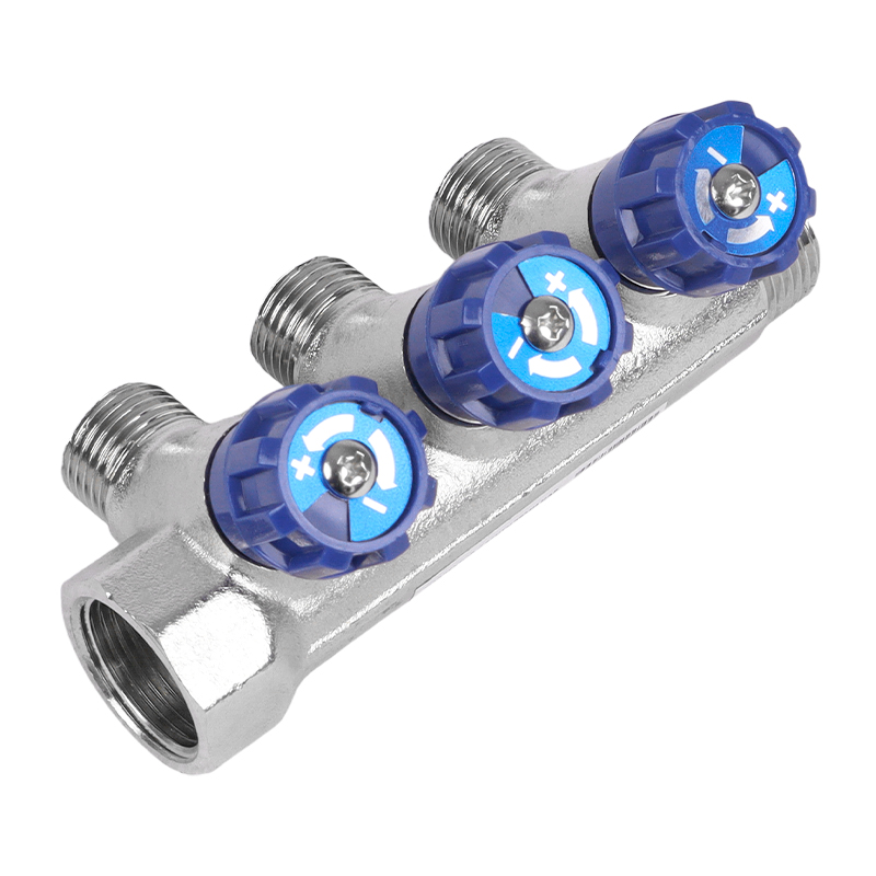 Коллектор с вентилями Tebo, 3/4"х3х1/2", НАР (2/16) во Владимире